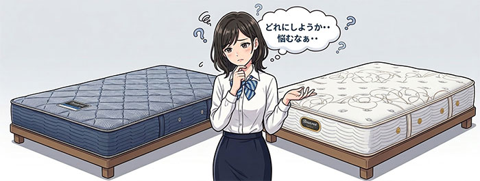 シモンズマットレスシングルを選ぶポイント